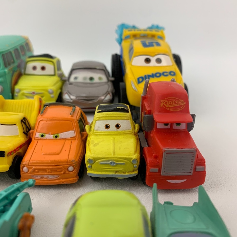 Mattel Disney Pixar Plastic Cars Toy Lot Fillmore Mater Sally Mack Cruz Rami - Picture 12 of 14